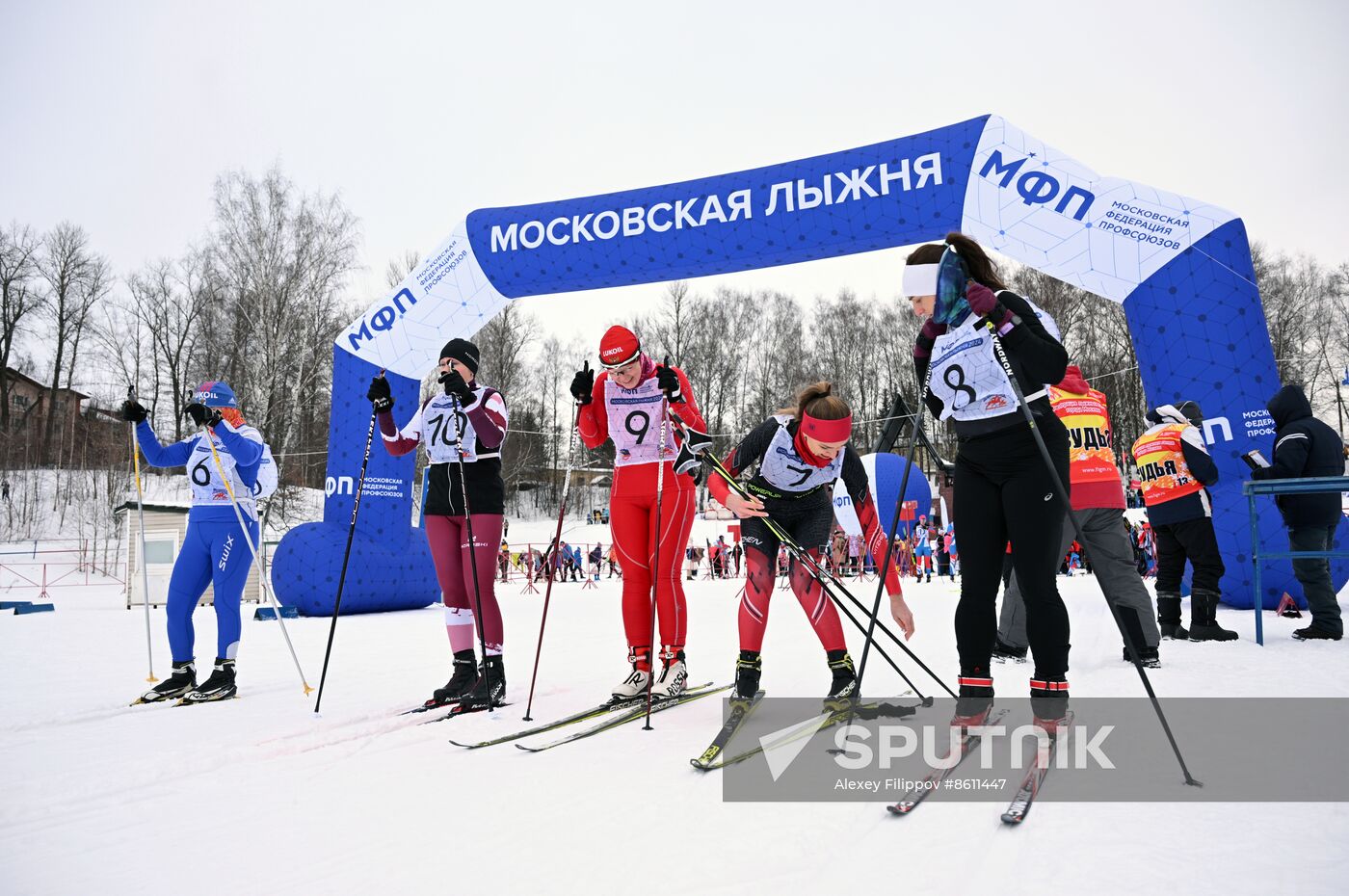 Russia Mass Skiing Competition