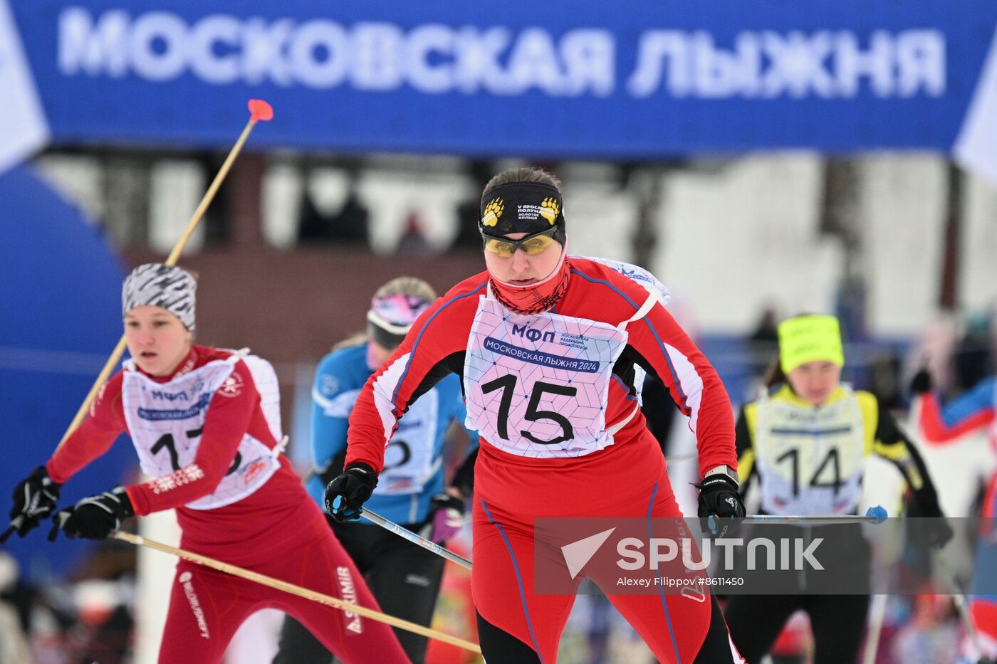 Russia Mass Skiing Competition