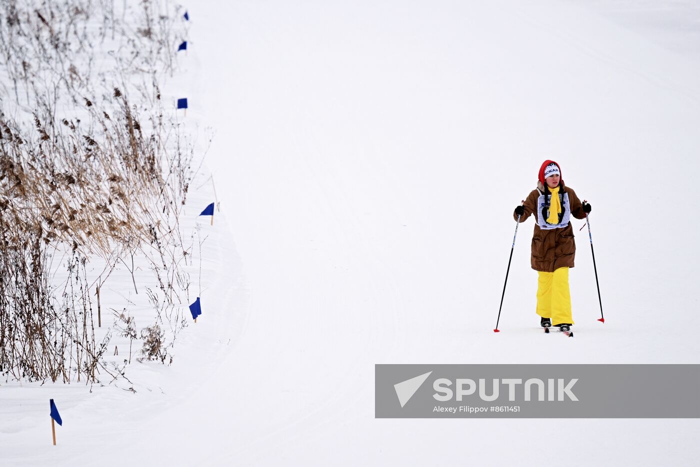 Russia Mass Skiing Competition