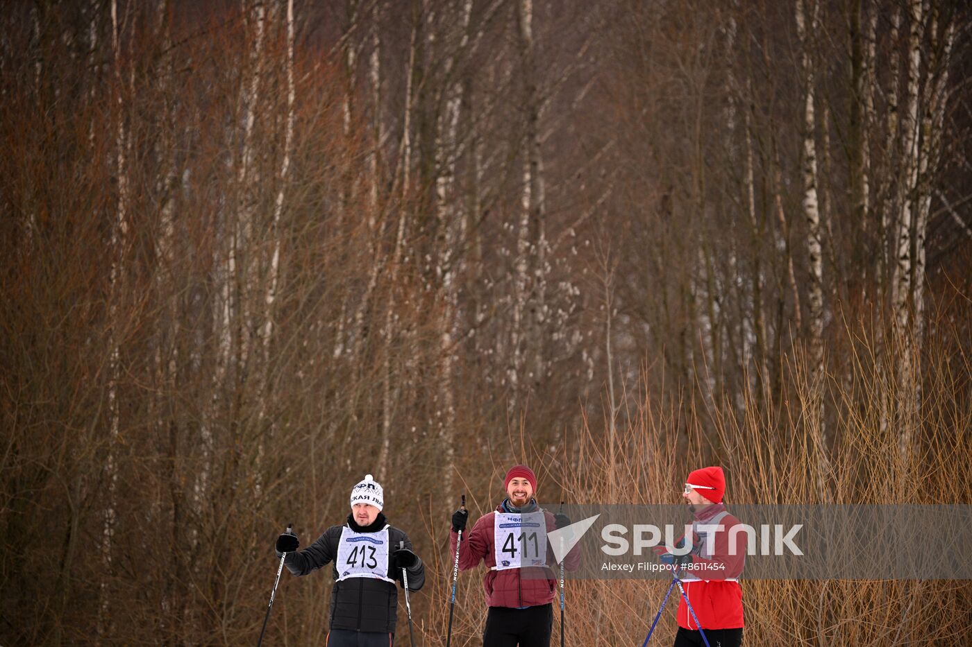 Russia Mass Skiing Competition