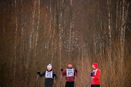 Russia Mass Skiing Competition