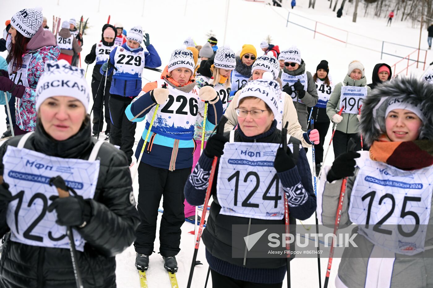 Russia Mass Skiing Competition