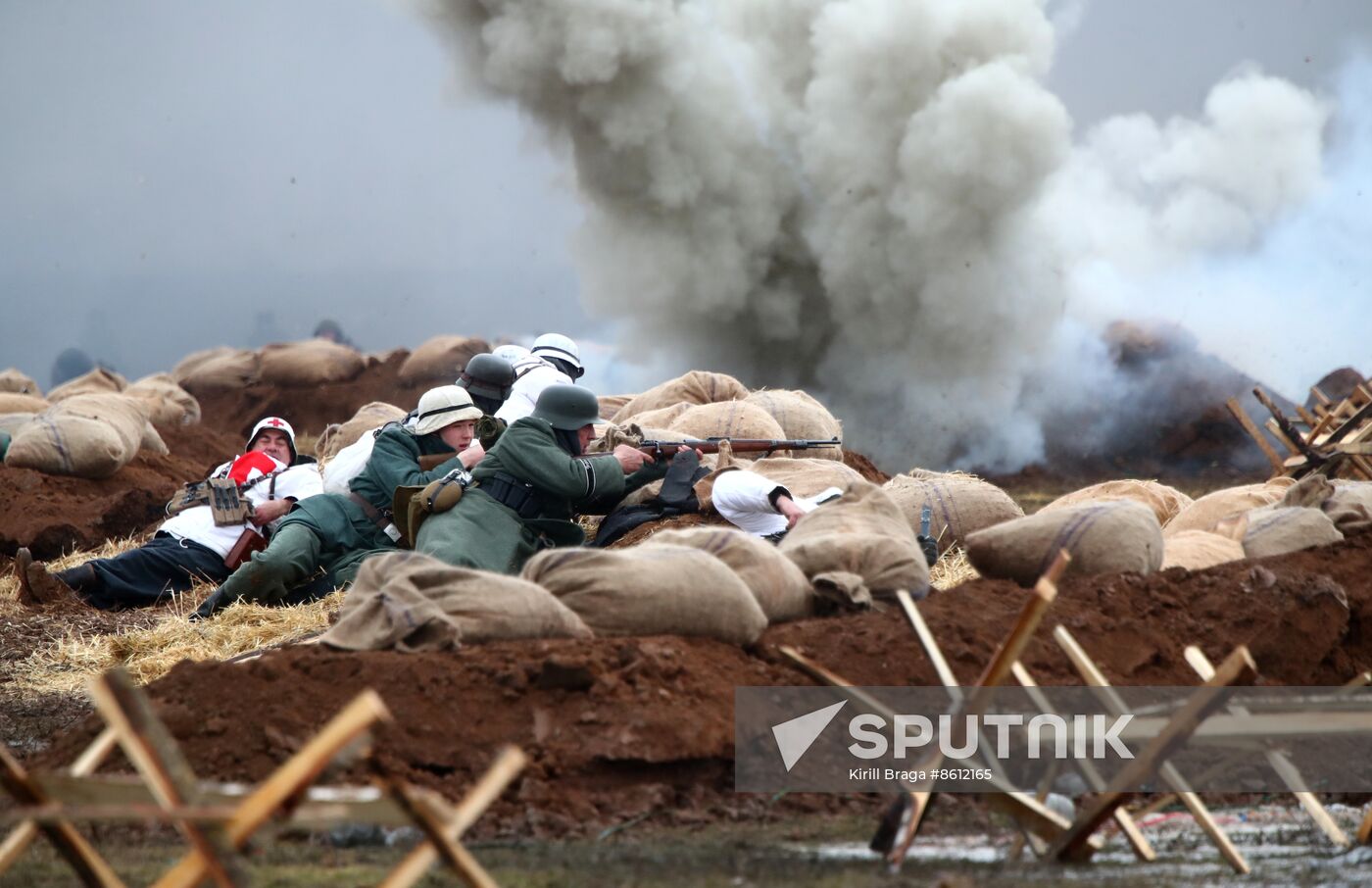 Russia WWII Stalingrad Battle Re-enactment