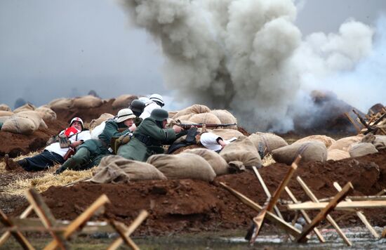 Russia WWII Stalingrad Battle Re-enactment