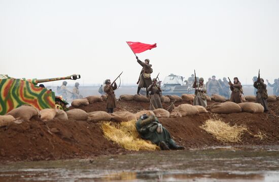 Russia WWII Stalingrad Battle Re-enactment