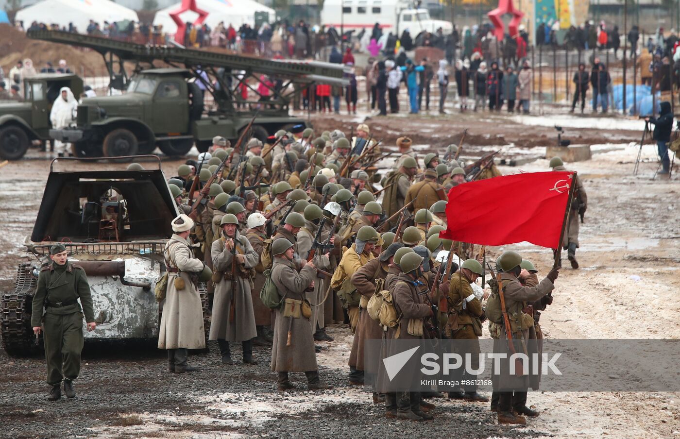 Russia WWII Stalingrad Battle Re-enactment