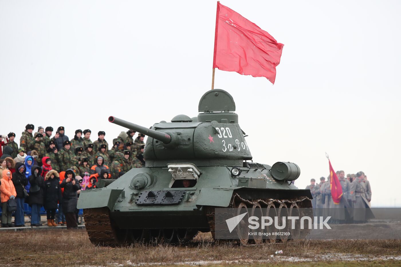 Russia WWII Stalingrad Battle Re-enactment