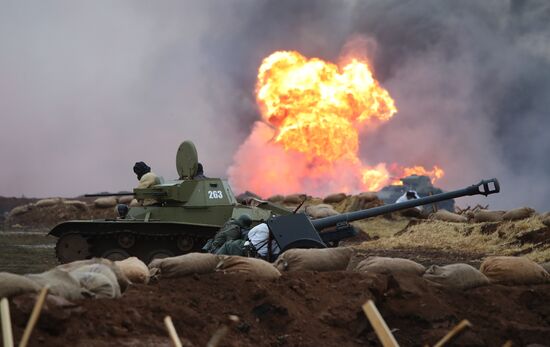 Russia WWII Stalingrad Battle Re-enactment