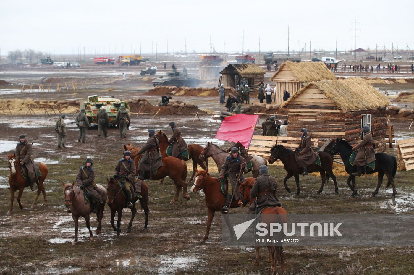 Russia WWII Stalingrad Battle Re-enactment