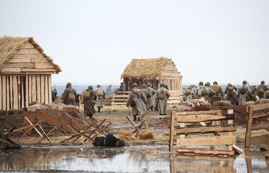 Russia WWII Stalingrad Battle Re-enactment