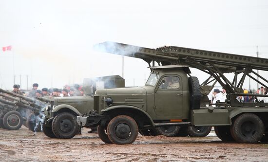 Russia WWII Stalingrad Battle Re-enactment