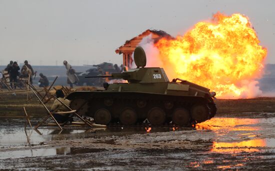 Russia WWII Stalingrad Battle Re-enactment