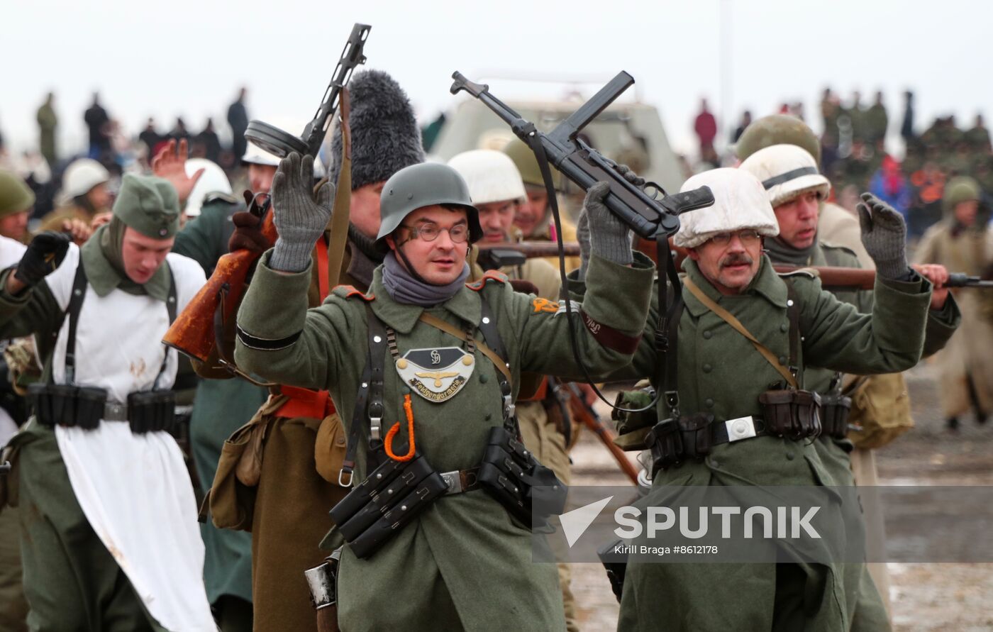 Russia WWII Stalingrad Battle Re-enactment