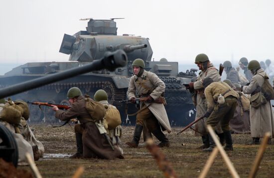 Russia WWII Stalingrad Battle Re-enactment