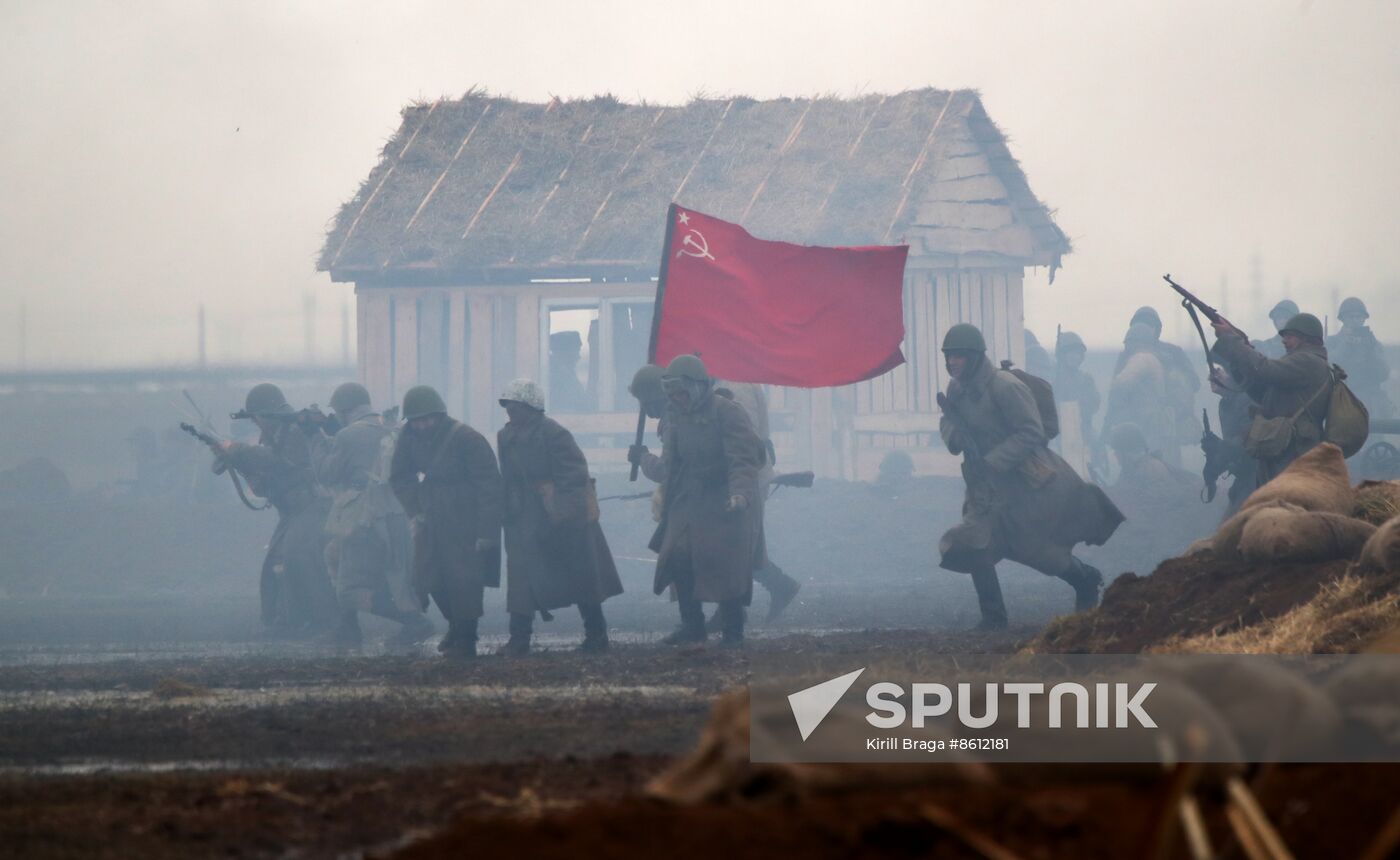 Russia WWII Stalingrad Battle Re-enactment