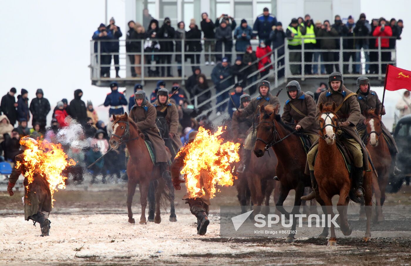 Russia WWII Stalingrad Battle Re-enactment