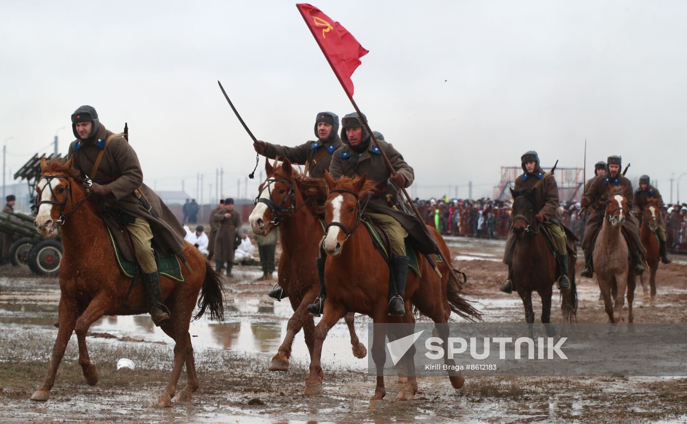 Russia WWII Stalingrad Battle Re-enactment