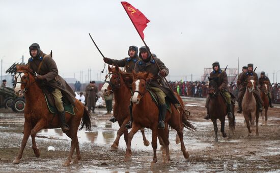 Russia WWII Stalingrad Battle Re-enactment