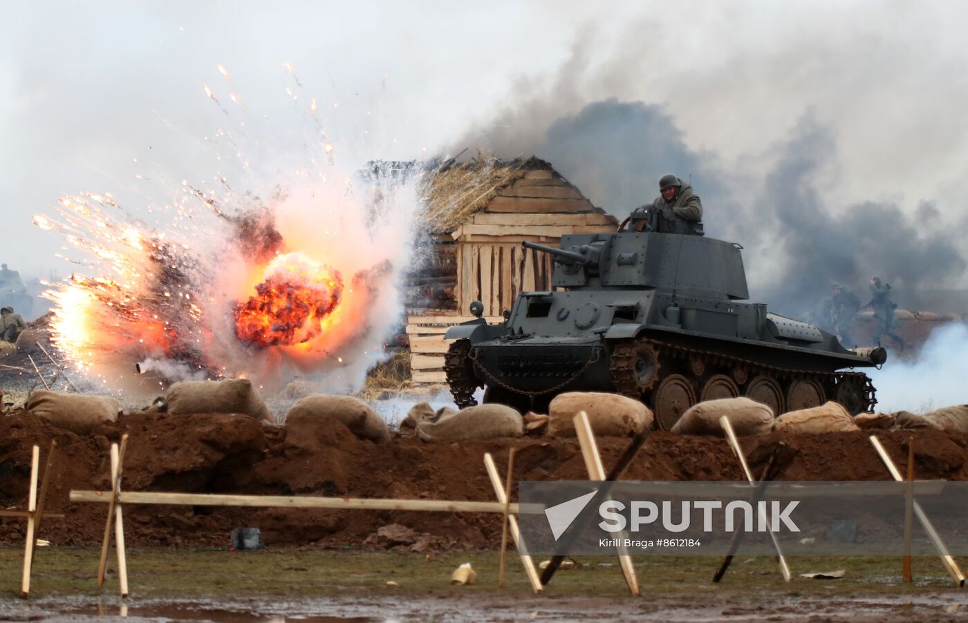 Russia WWII Stalingrad Battle Re-enactment