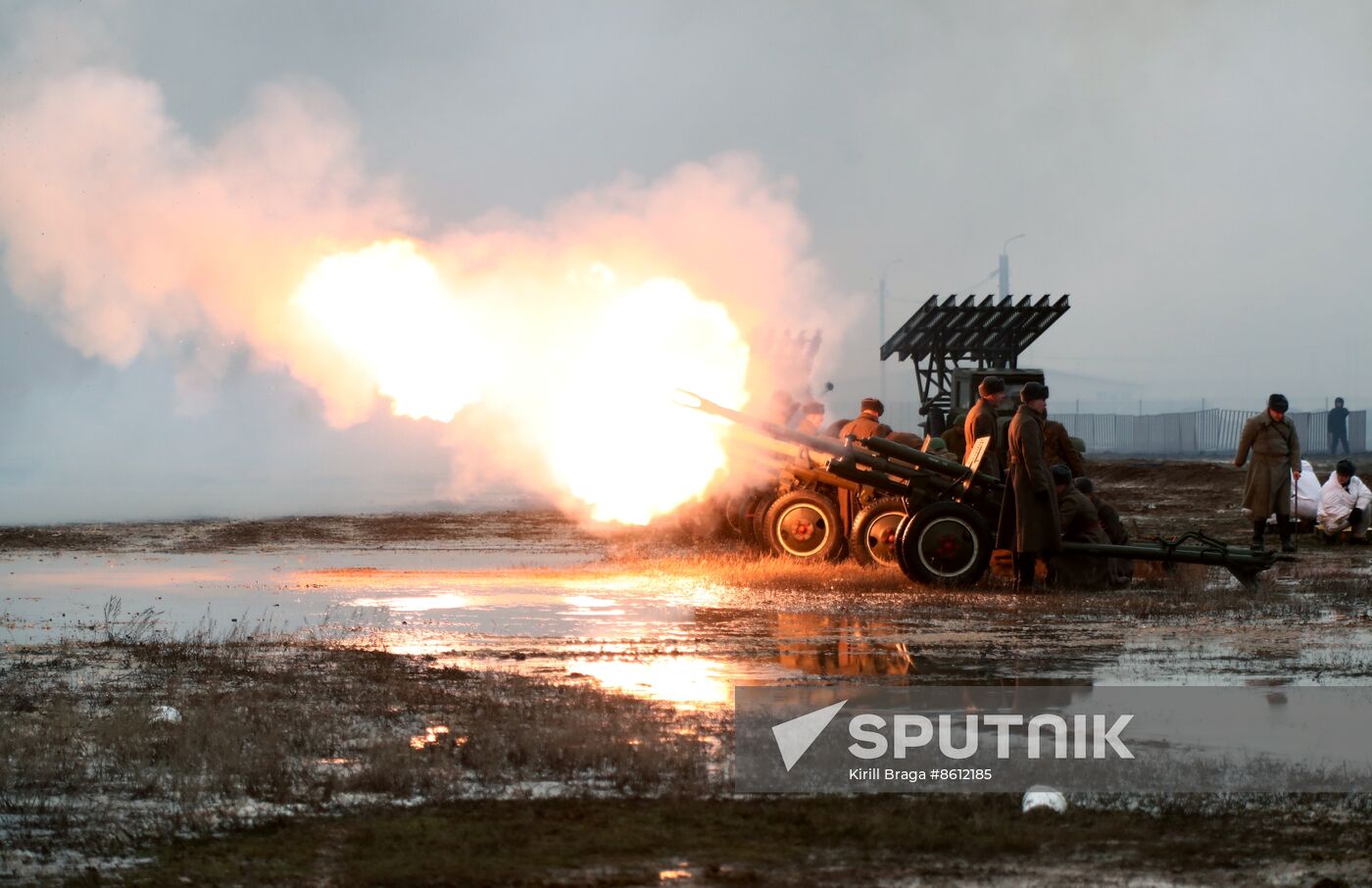 Russia WWII Stalingrad Battle Re-enactment