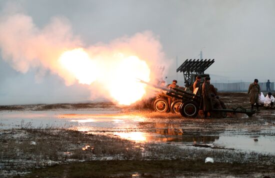 Russia WWII Stalingrad Battle Re-enactment