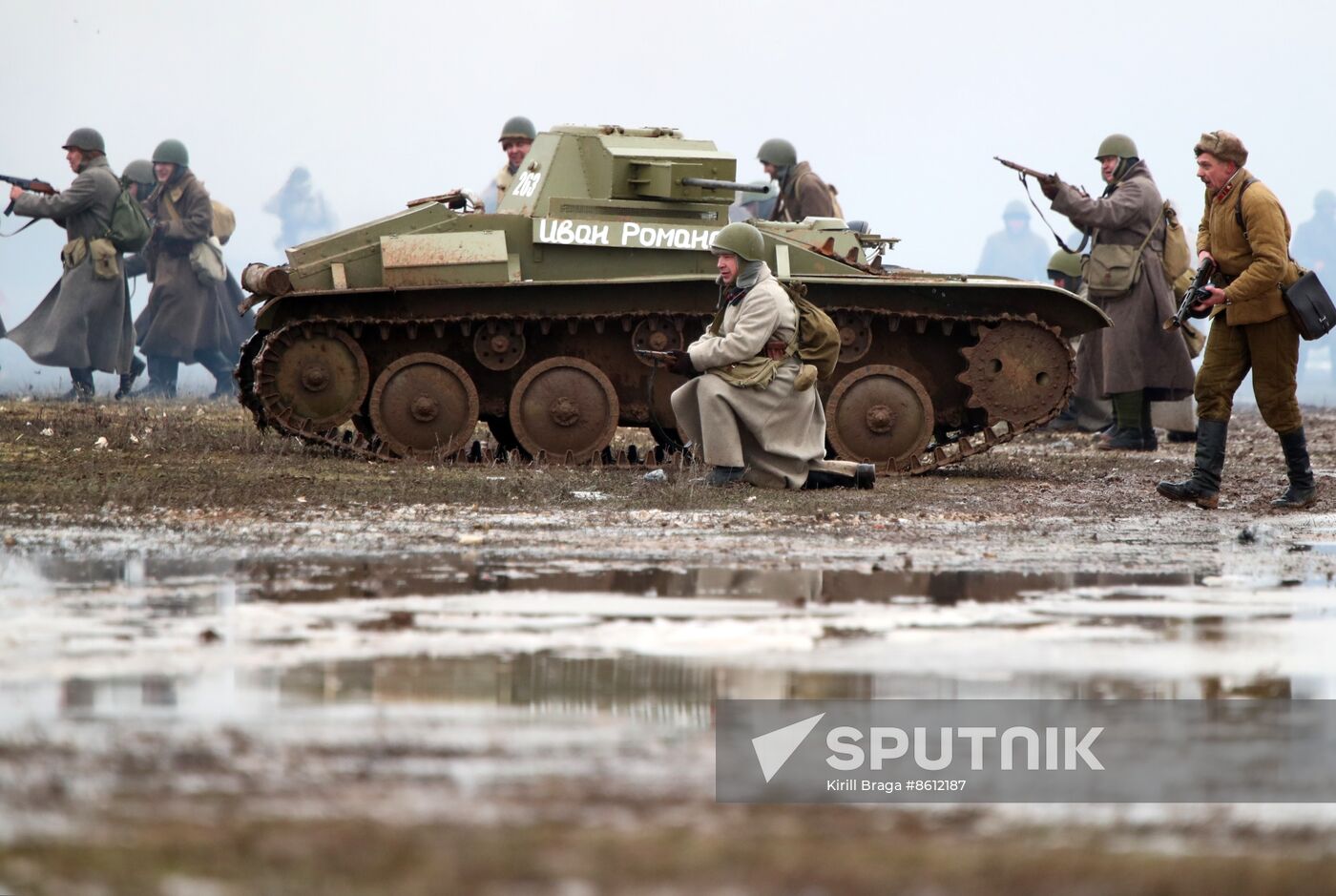 Russia WWII Stalingrad Battle Re-enactment