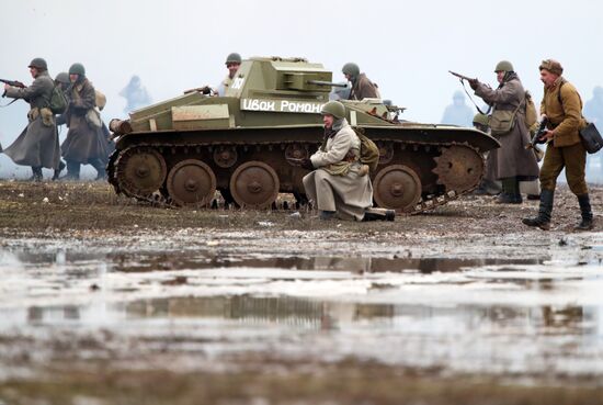 Russia WWII Stalingrad Battle Re-enactment