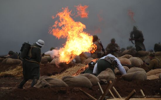 Russia WWII Stalingrad Battle Re-enactment