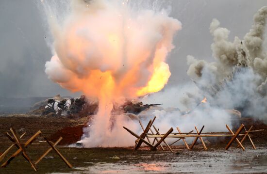 Russia WWII Stalingrad Battle Re-enactment