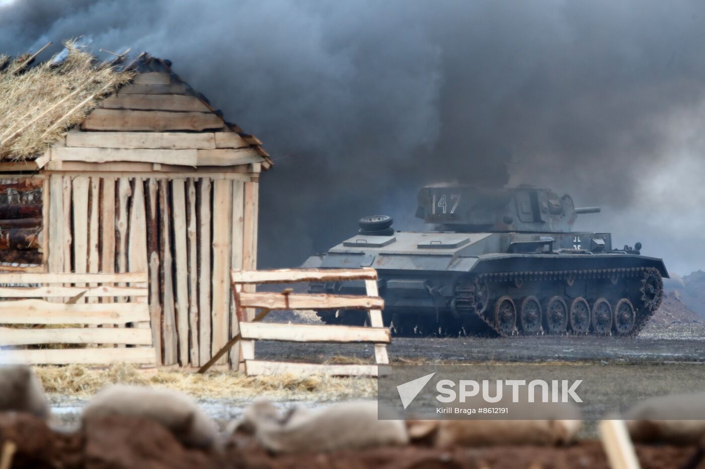 Russia WWII Stalingrad Battle Re-enactment