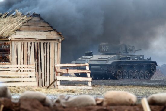 Russia WWII Stalingrad Battle Re-enactment