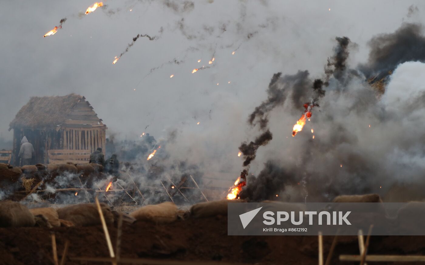 Russia WWII Stalingrad Battle Re-enactment