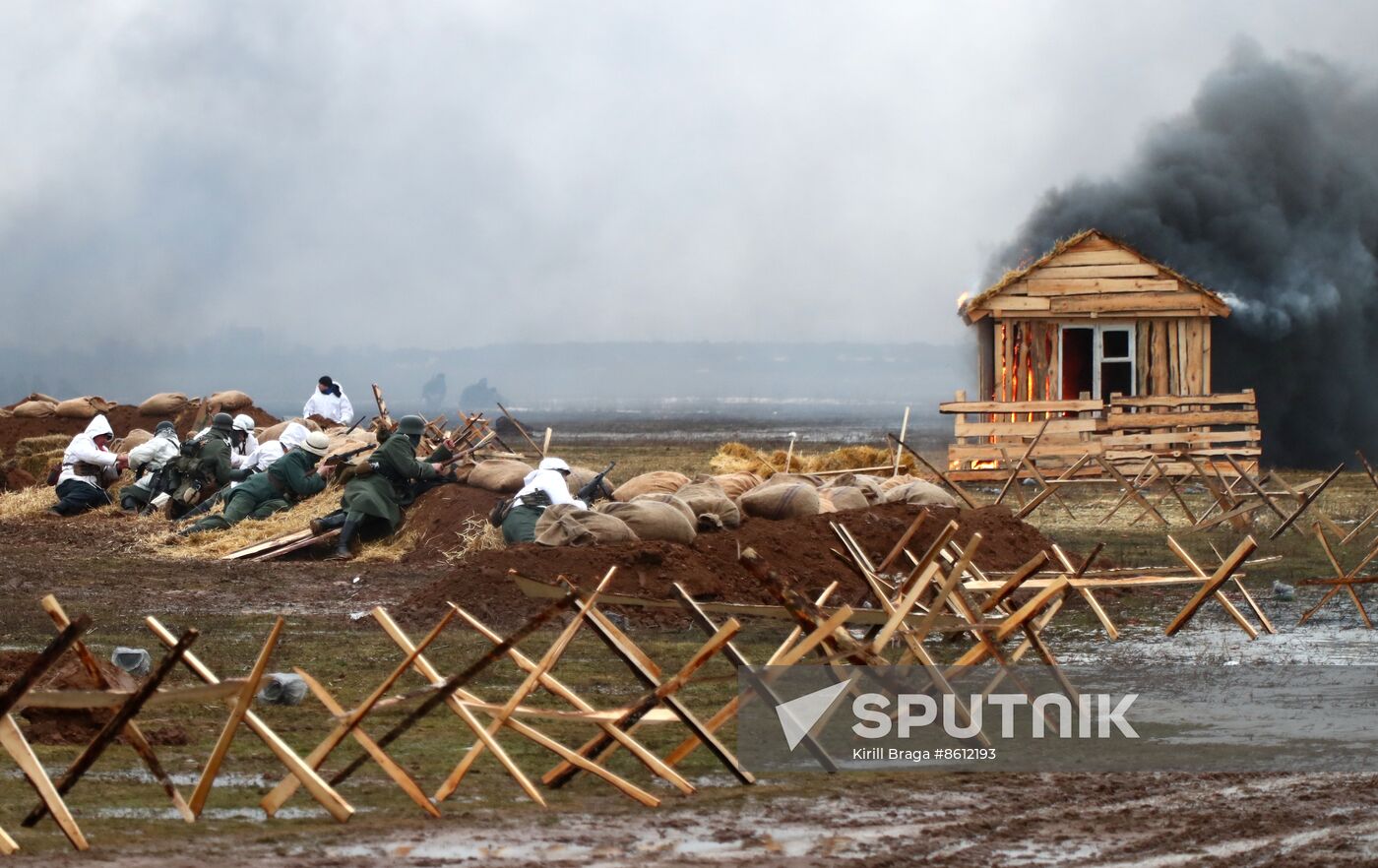 Russia WWII Stalingrad Battle Re-enactment