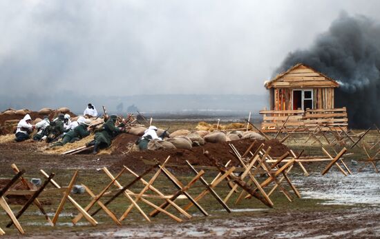 Russia WWII Stalingrad Battle Re-enactment