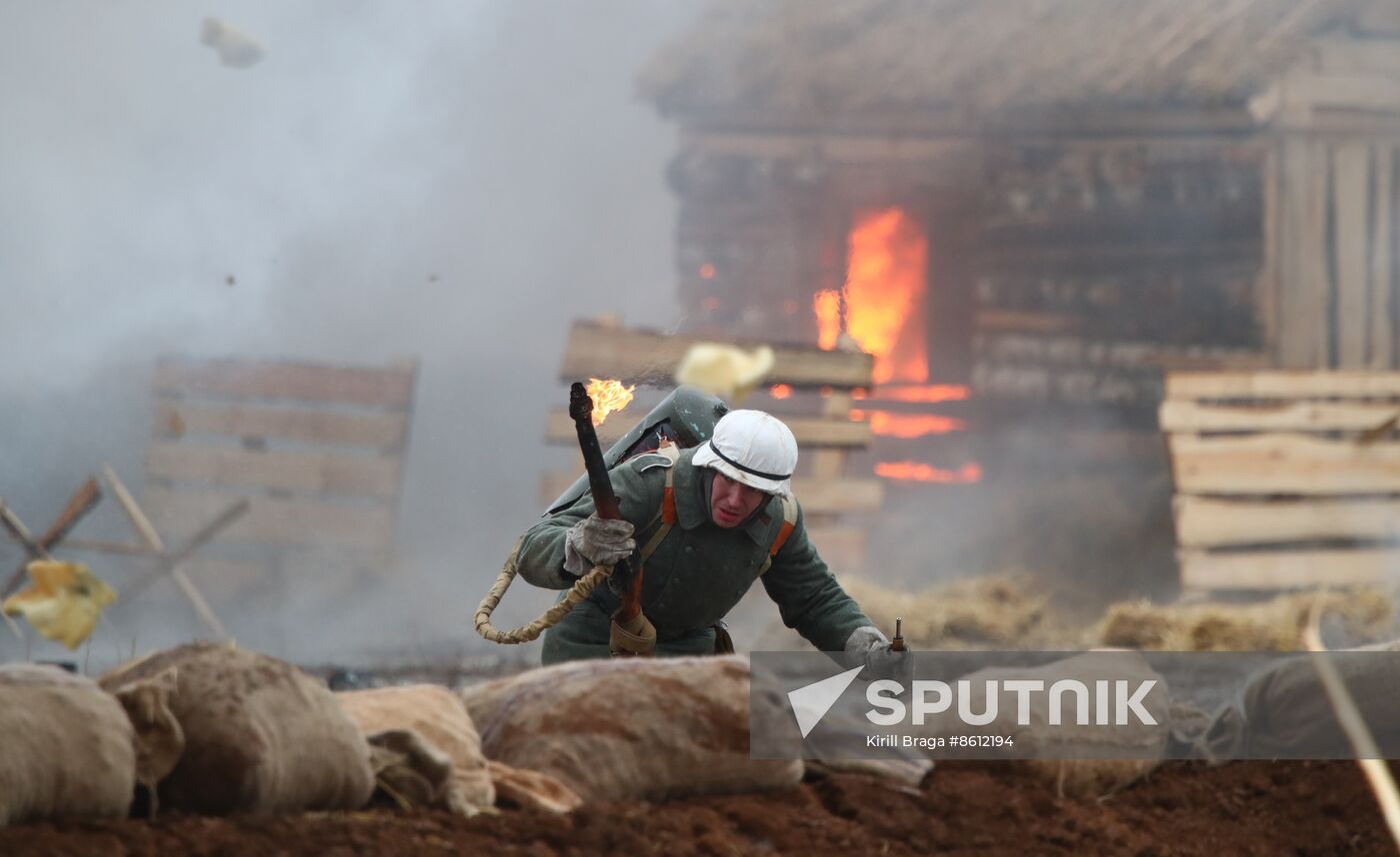 Russia WWII Stalingrad Battle Re-enactment