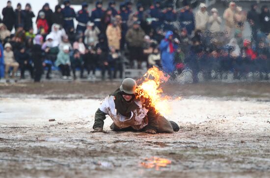 Russia WWII Stalingrad Battle Re-enactment