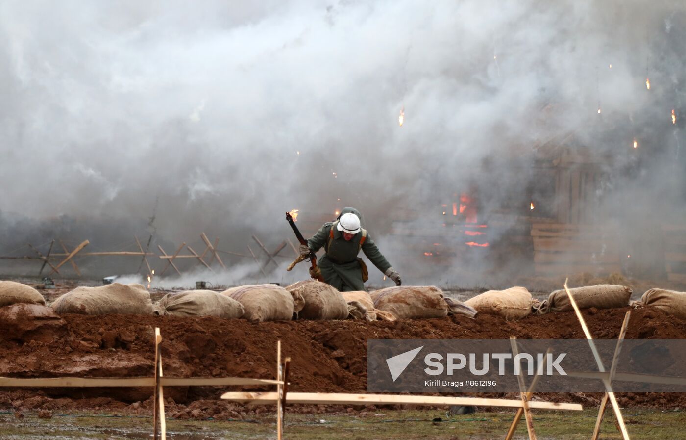 Russia WWII Stalingrad Battle Re-enactment