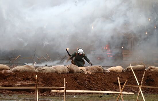 Russia WWII Stalingrad Battle Re-enactment