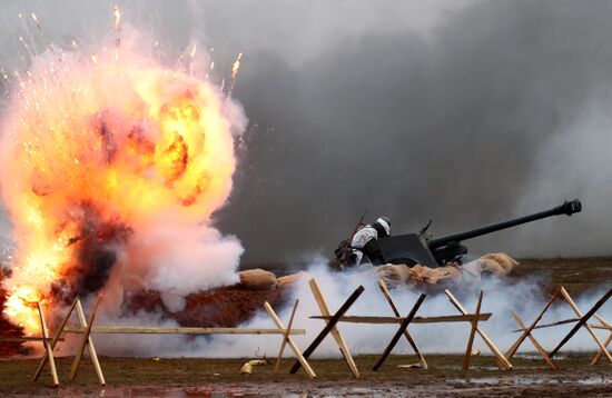 Russia WWII Stalingrad Battle Re-enactment