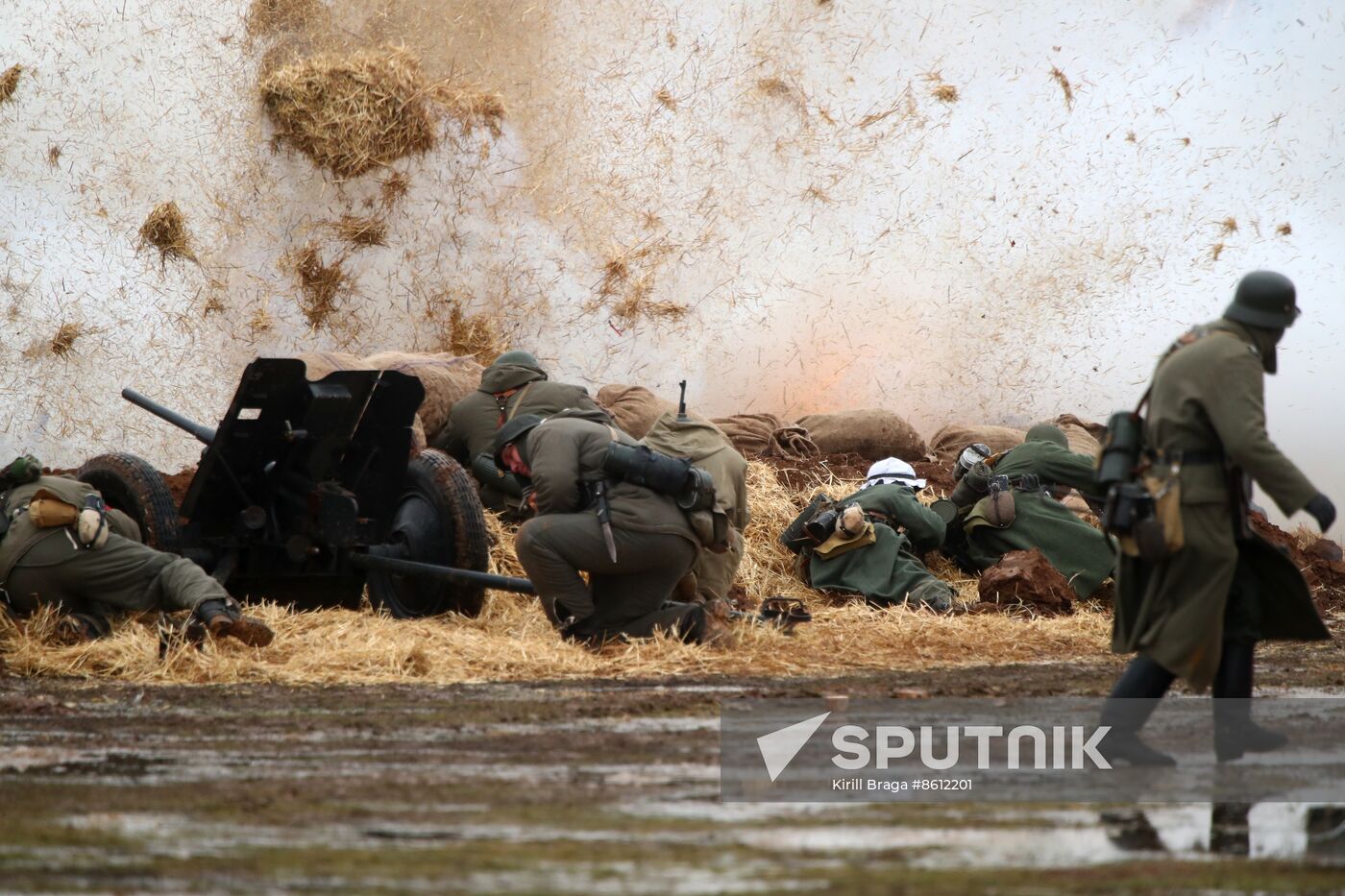 Russia WWII Stalingrad Battle Re-enactment