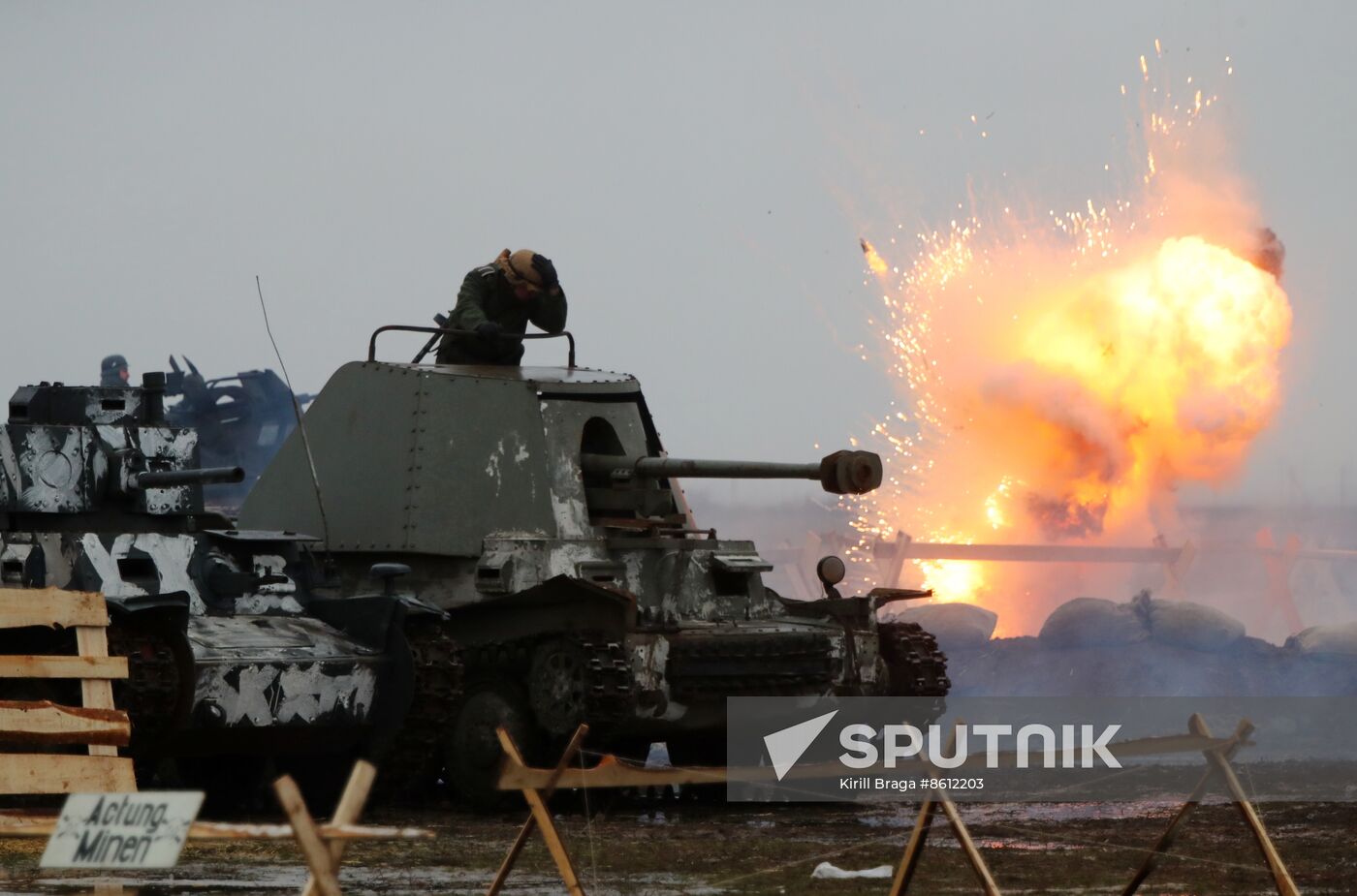 Russia WWII Stalingrad Battle Re-enactment