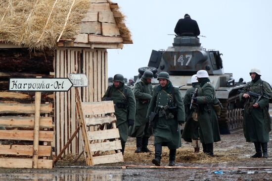 Russia WWII Stalingrad Battle Re-enactment