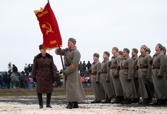 Russia WWII Stalingrad Battle Re-enactment