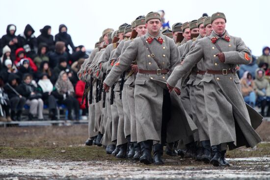 Russia WWII Stalingrad Battle Re-enactment