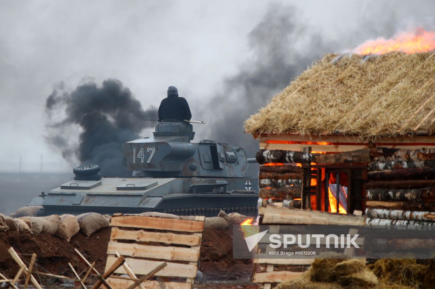 Russia WWII Stalingrad Battle Re-enactment