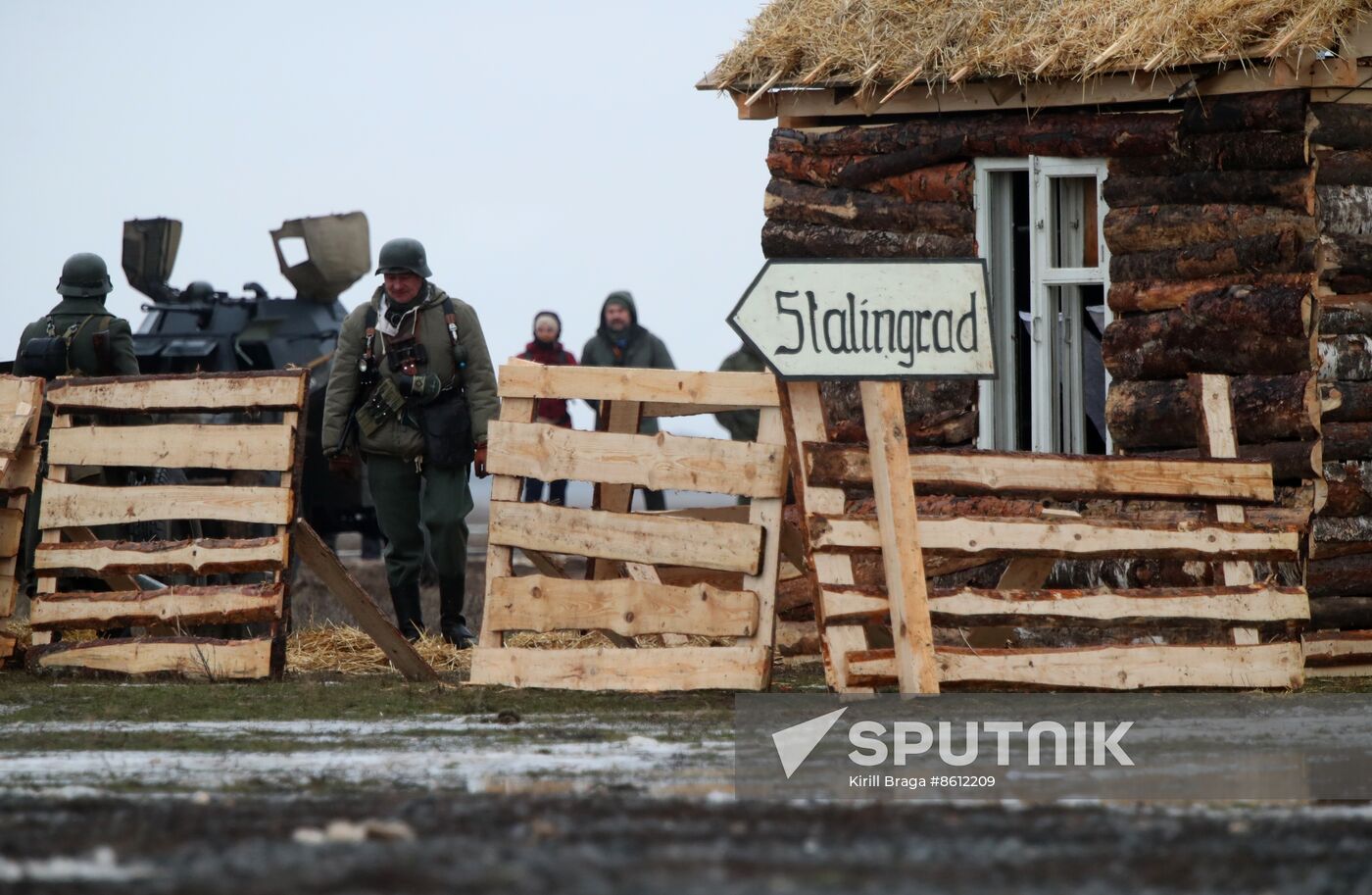 Russia WWII Stalingrad Battle Re-enactment