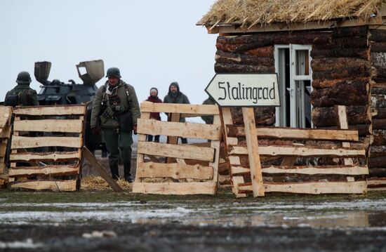 Russia WWII Stalingrad Battle Re-enactment