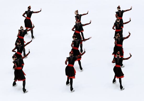 Russia Synchronized Skating Competitions