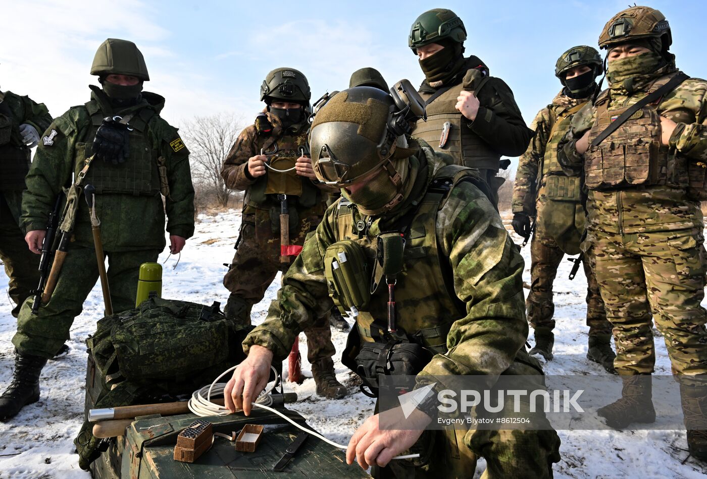 Russia Ukraine Military Operation Engineer Unit