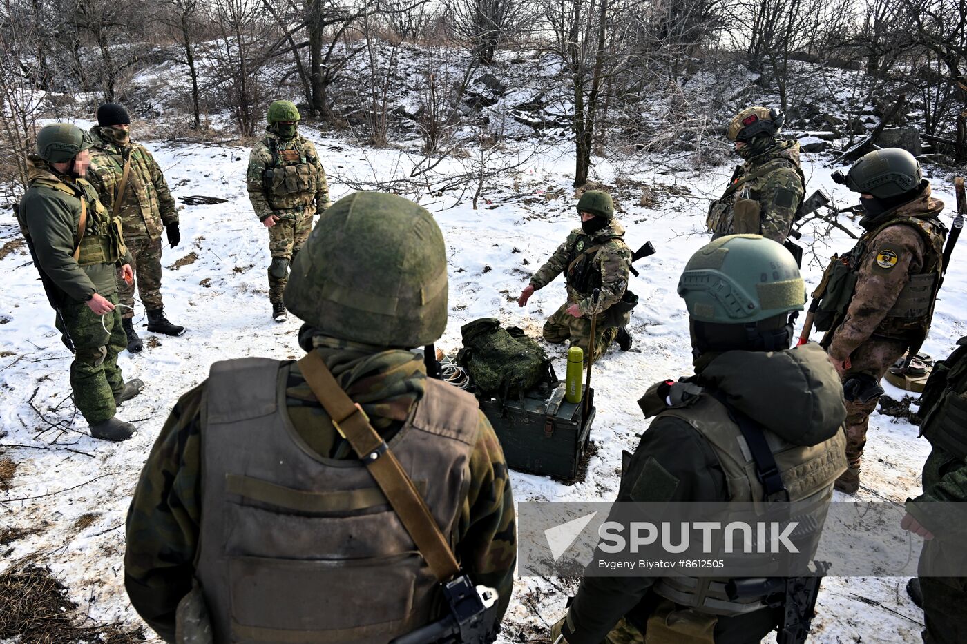 Russia Ukraine Military Operation Engineer Unit